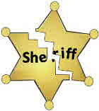 Sheriff badge Sheriff badge
